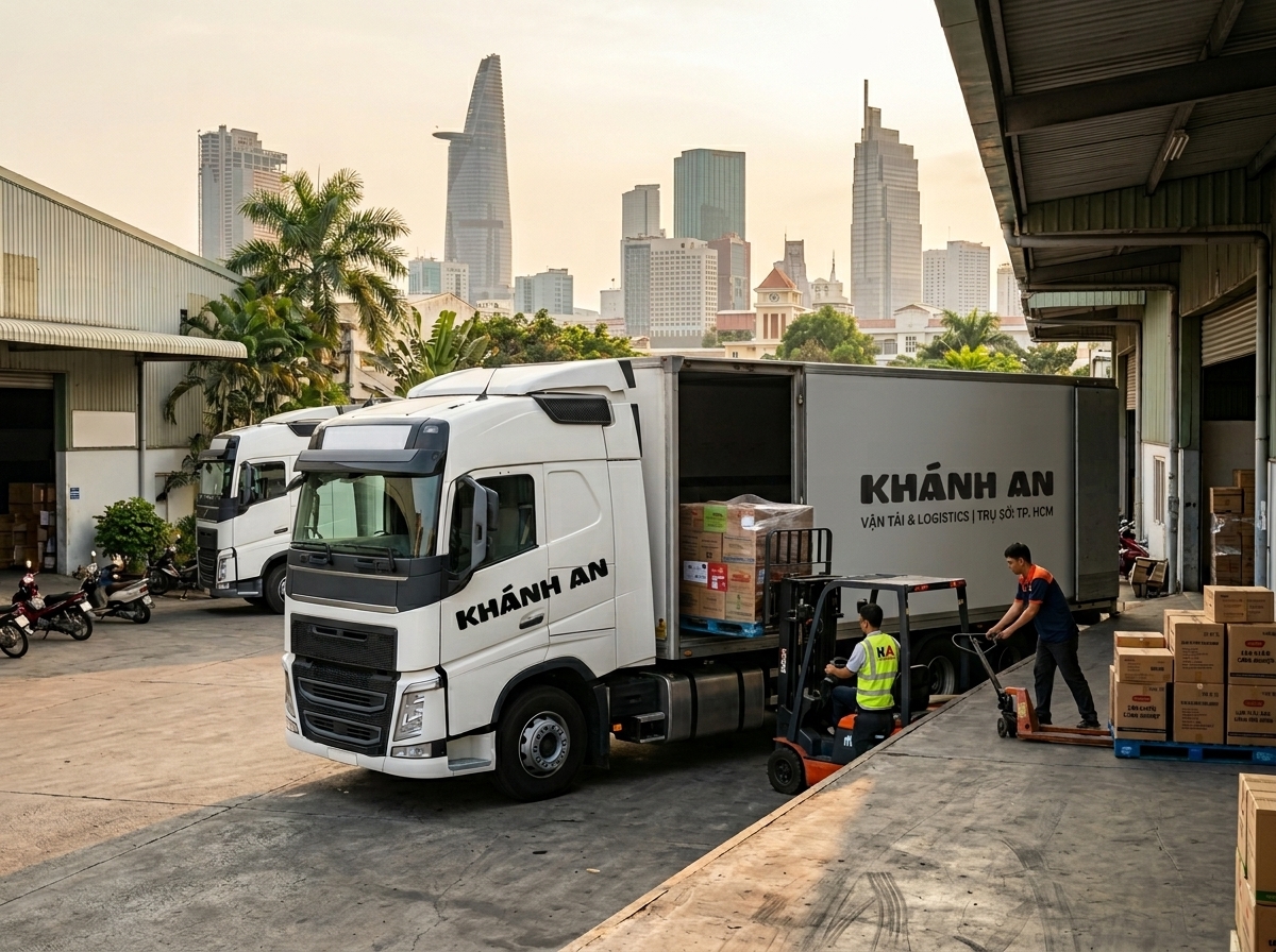 vận chuyển hàng hoá tại TPHCM Dịch vụ xe tải chở hàng TPHCM uy tín